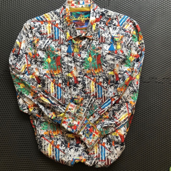 Robert Graham Christmas Dress Shirt 